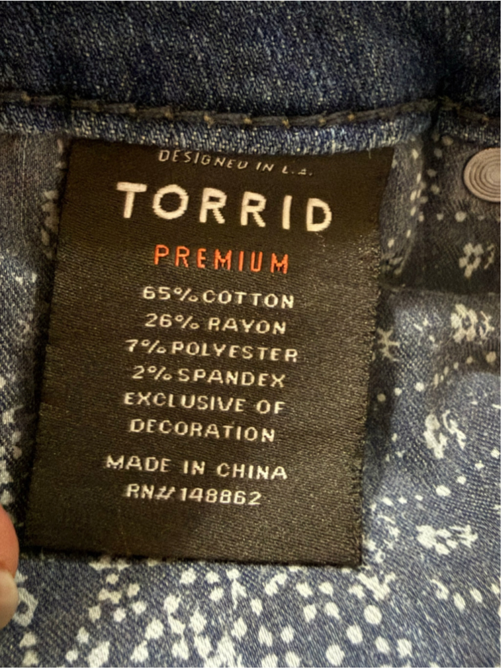Torrid Bombshell Skinny Jeans High Rise Stretch Frayed Raw Hem Denim Plus 20 - Picture 12 of 14